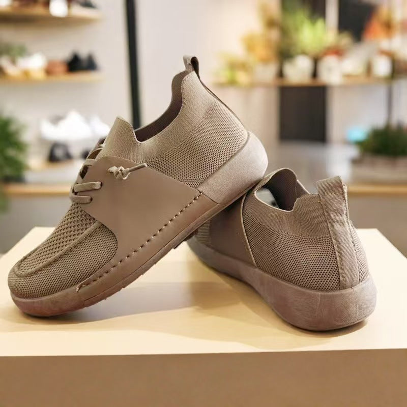 Damen Sneaker atmungsaktiv Mesh Komfort Schuhe