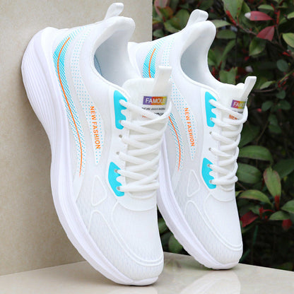 Damen Sneaker Modisch Atmungsaktiv Flexibel