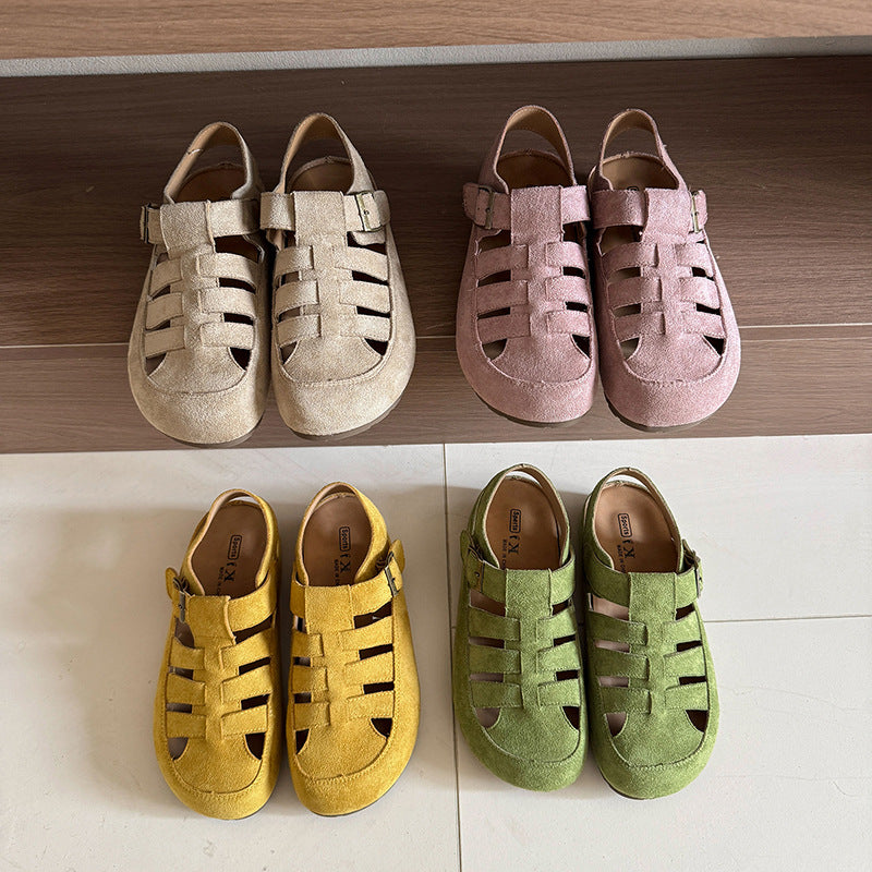 Damen Clogs Bequem atmungsaktiv mit Riemchen - BerlinGlamour