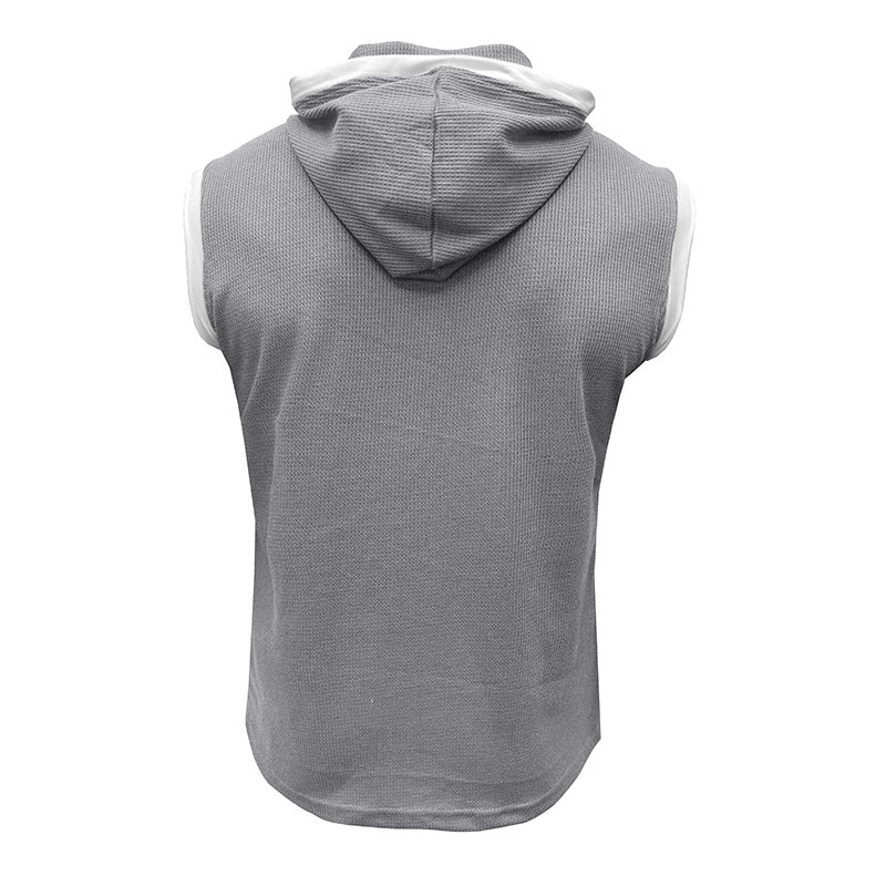 Herren Funktionsshirt Kurzarm Kapuze Sportlich