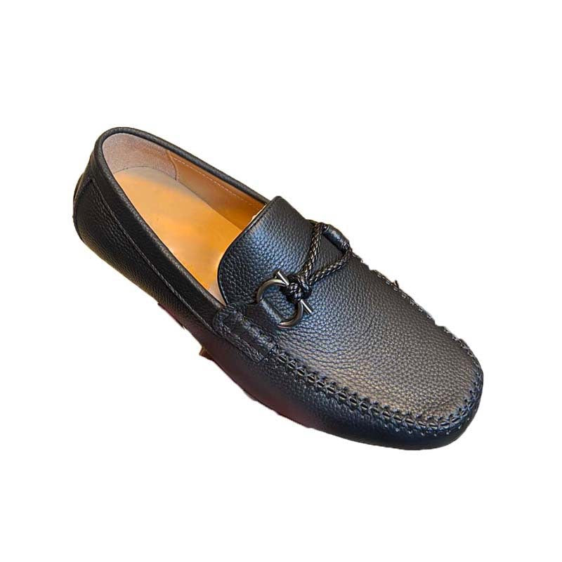 Damen Mokassin Leder Schuhe Elegantes Design