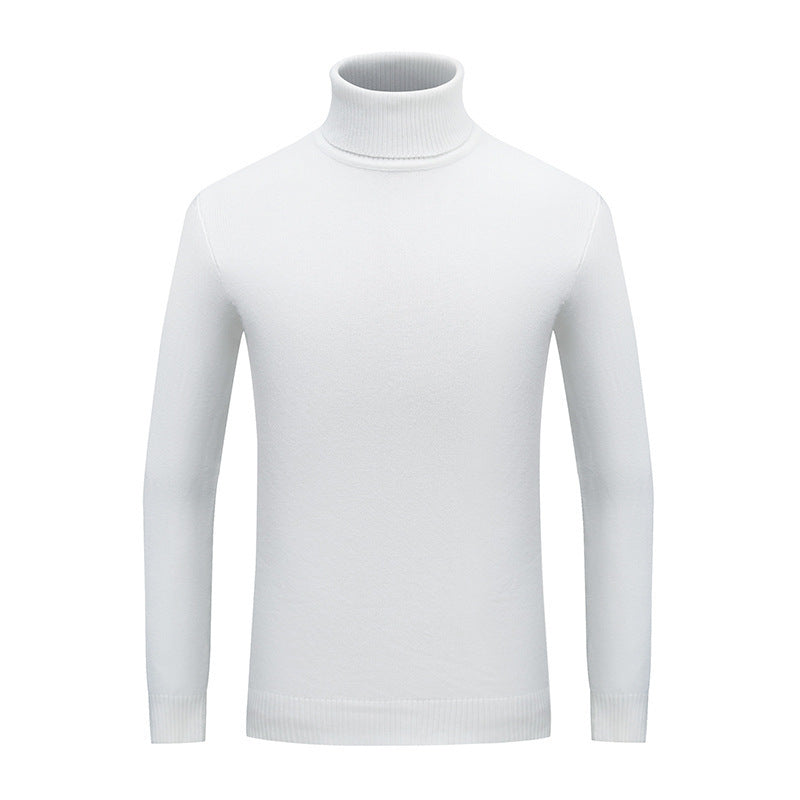Herren Rollkragenpullover Weich Baumwolle Bequem