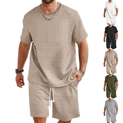 Herren Freizeit-Set Strukturiert Bequem Elegant - BerlinGlamour
