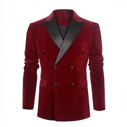 Herren Samtblazer Elegant Schimmernd Berlin Style