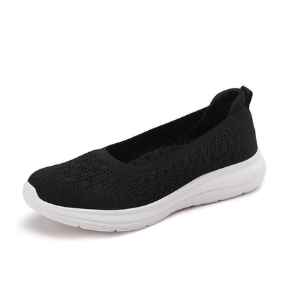 Damen Slip-On Schuhe atmungsaktiv bequem Freizeit