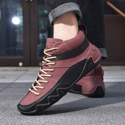 Herren Lederschuhe Echtleder Schwarz Elegant
