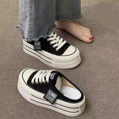 Damen Sneaker Lässig Bequem Plattform Schuhe Modisch
