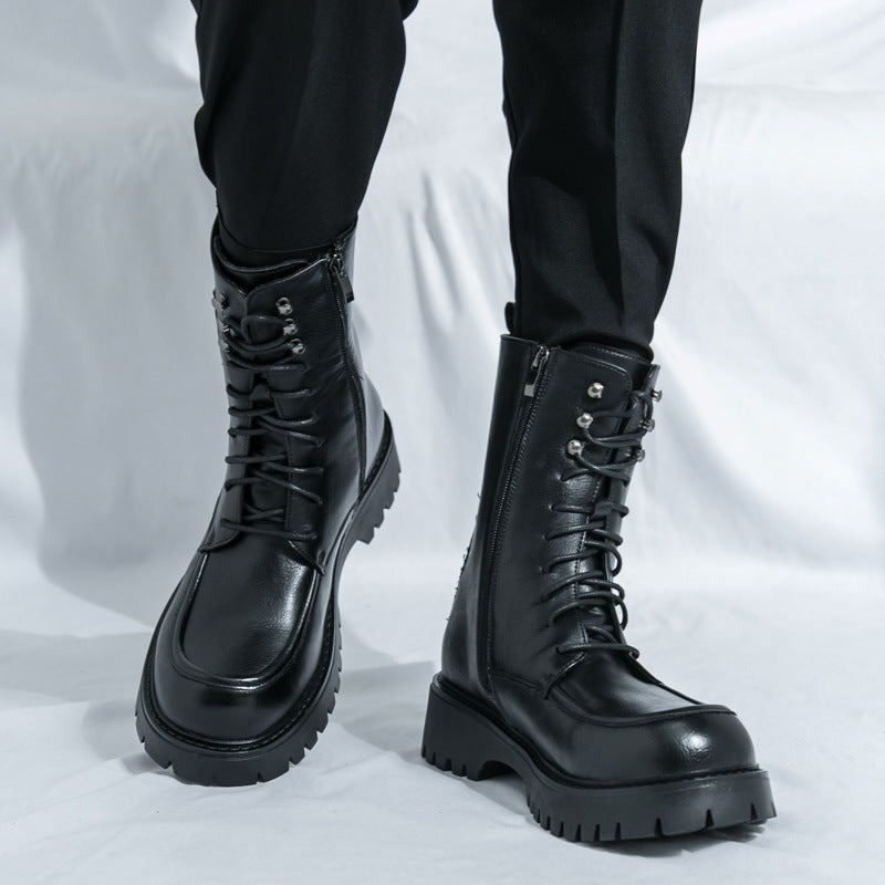 Damen Schnürboots Robust Rutschfest Winterstiefel