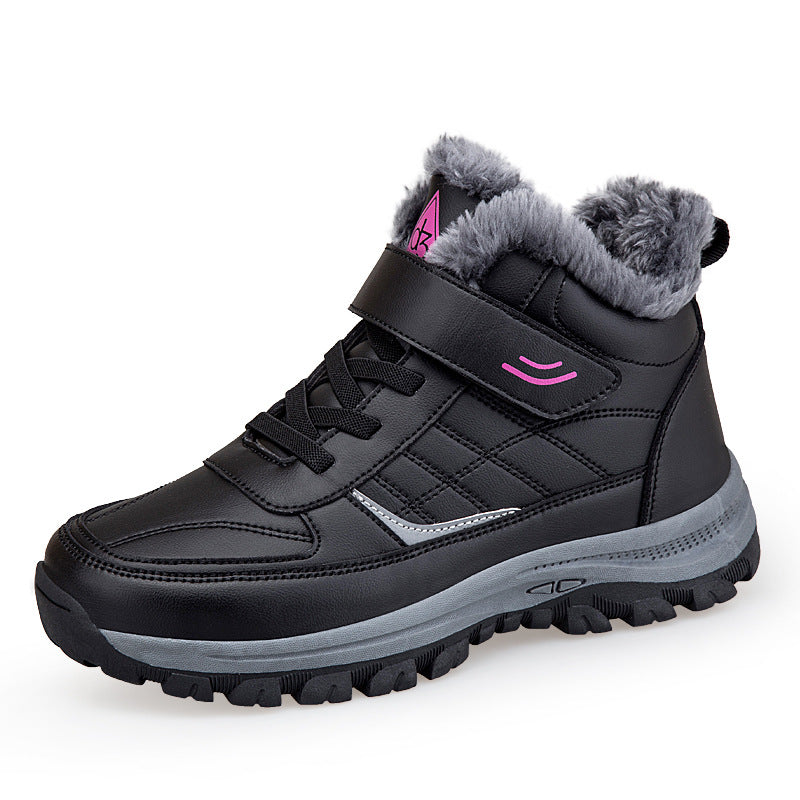 Damen Winterstiefel Isoliert Warm Klettschließe Schnee