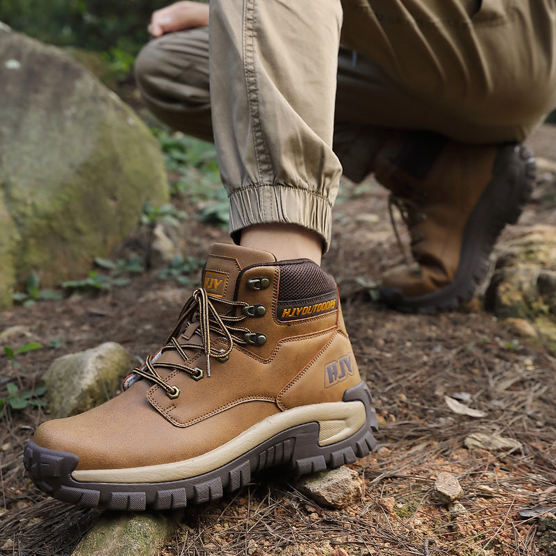 Herren Outdoor-Stiefel Wasserdicht Rutschfest Komfortabel