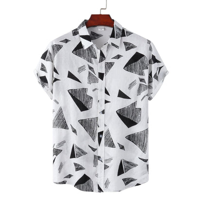 Herren Kurzarmhemd Grafik T-Shirt Lässig Trendy