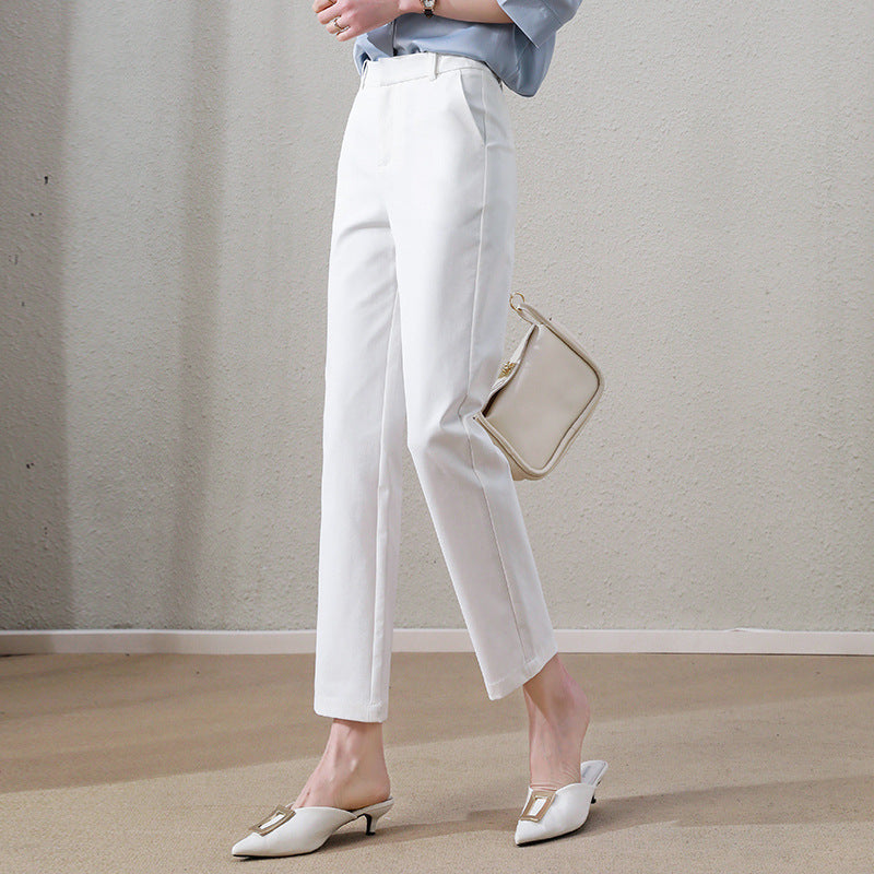 Damen Chino Hose Slim Fit mit Taschen