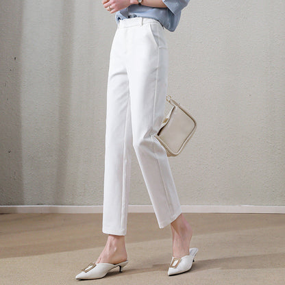 Damen Chino Hose Slim Fit mit Taschen