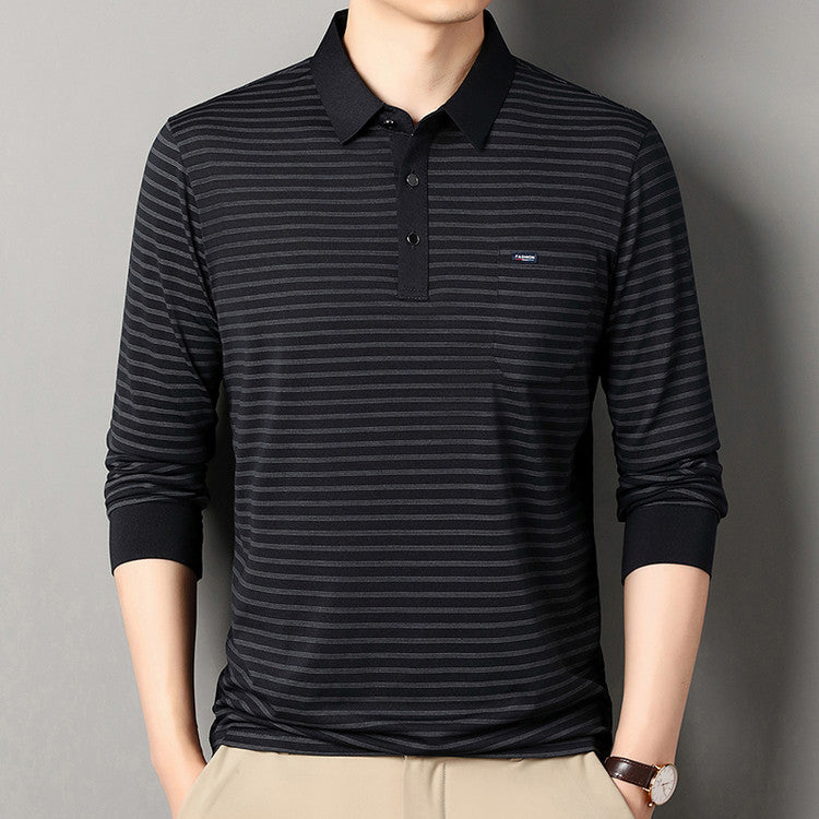 Herren Polo-Shirt Gestreift Modern Sportlich