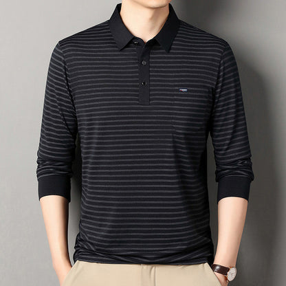 Herren Polo-Shirt Gestreift Modern Sportlich