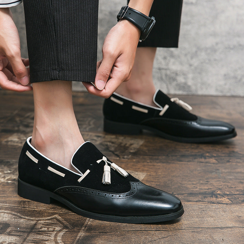 Damen Mokassins Modisch Quasten Detail Elegante Schuhe
