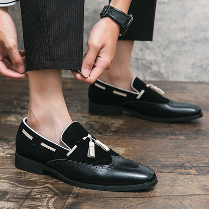 Damen Mokassins Modisch Quasten Detail Elegante Schuhe