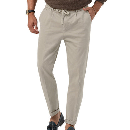Herren Chino-Hose Elastisch Verstellbar Bequem