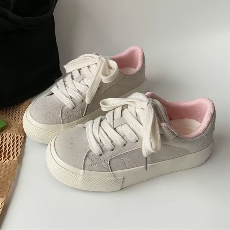 Damen Sneaker Weiches Wildleder Bequem Sportlich - BerlinGlamour