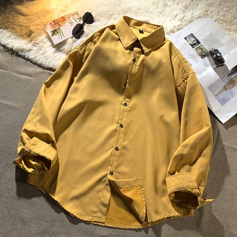 Herren Hemdbluse Atmungsaktiv Baumwolle mit Taschen