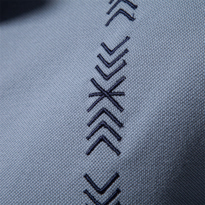 Herren Polo-Shirt Modern Fein Gestreift Berlin Style