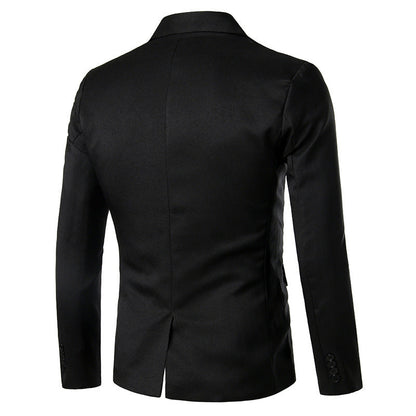 Herren Smokingjacke Moderner Schnitt Hochwertig Schwarze Gala