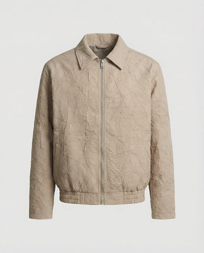 Herren Blousonjacke Leicht Reißverschluss Elastisch Sportlich