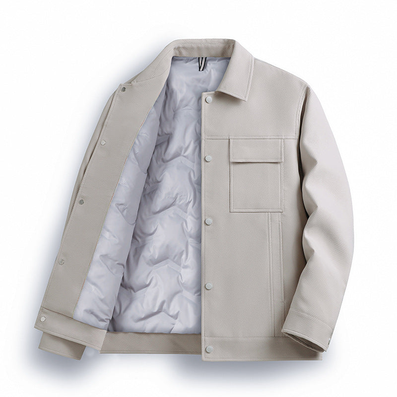 Herren Overshirt Jacke Modern mit Taschen Praktisch