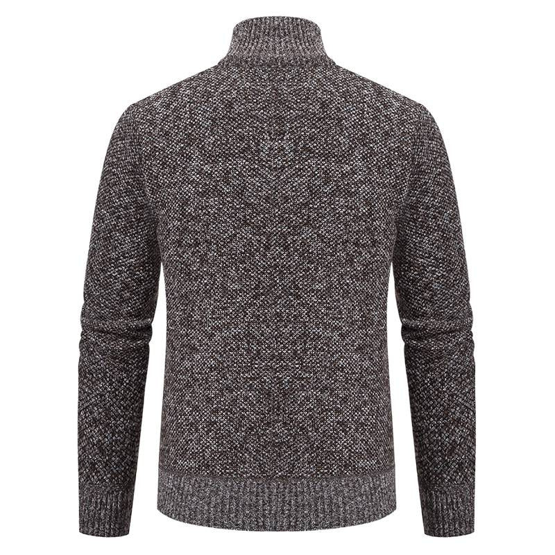 Herren Strickjacke Slim Fit Modern Muster