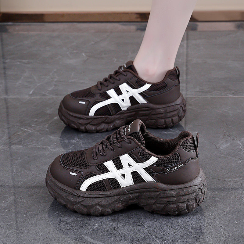 Damen Sneaker Chunky atmungsaktiv mit Stoßdämpfung
