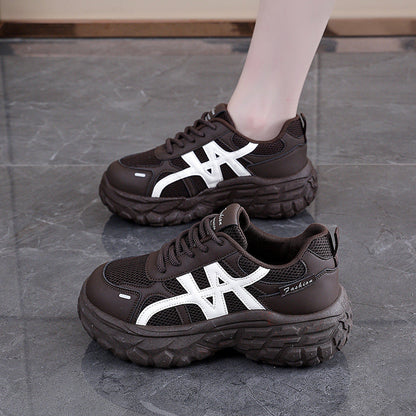 Damen Sneaker Chunky atmungsaktiv mit Stoßdämpfung