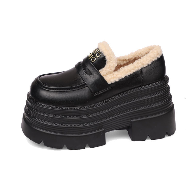 Damen Plüsch-Clogs Warm Bequem mit robuseter Sohle