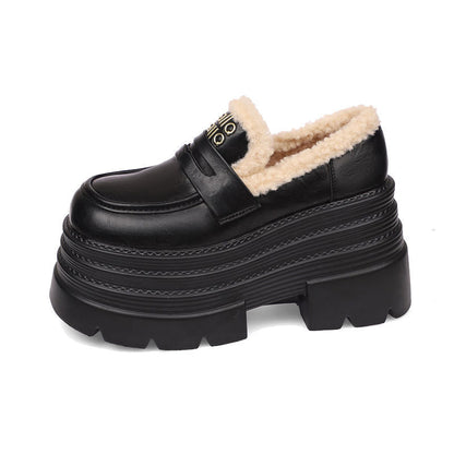 Damen Plüsch-Clogs Warm Bequem mit robuseter Sohle