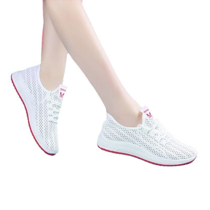 Damen Sneaker Sport Schuhe Atmungsaktiv Trendy