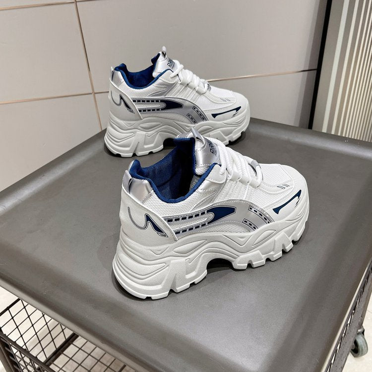 Damen SneakerChunky Sportlich Rutschfest Atmungsaktiv