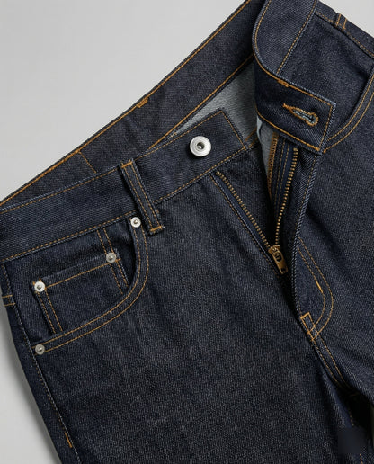 Herren Wide Leg Jeans Heavyweight Denim Hose