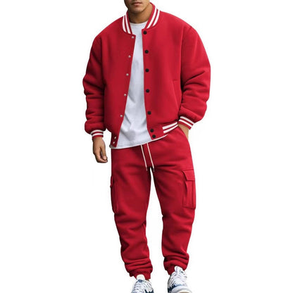 Bequemes Herren Sweater Jogginghose Set Stilvoll Modern
