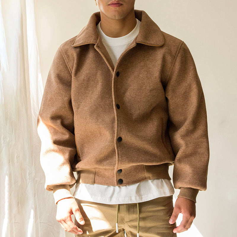 Herren Casual-Jacke Modern Knopfleiste Trendig