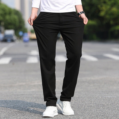 Herren Chinos Slim Fit Elastisch Mit Stretch