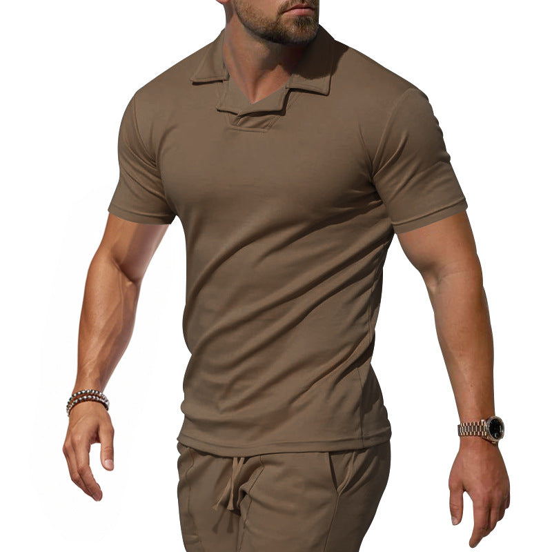 Herren Poloshirt Kurzarm Sportlich Atmungsaktiv Modern