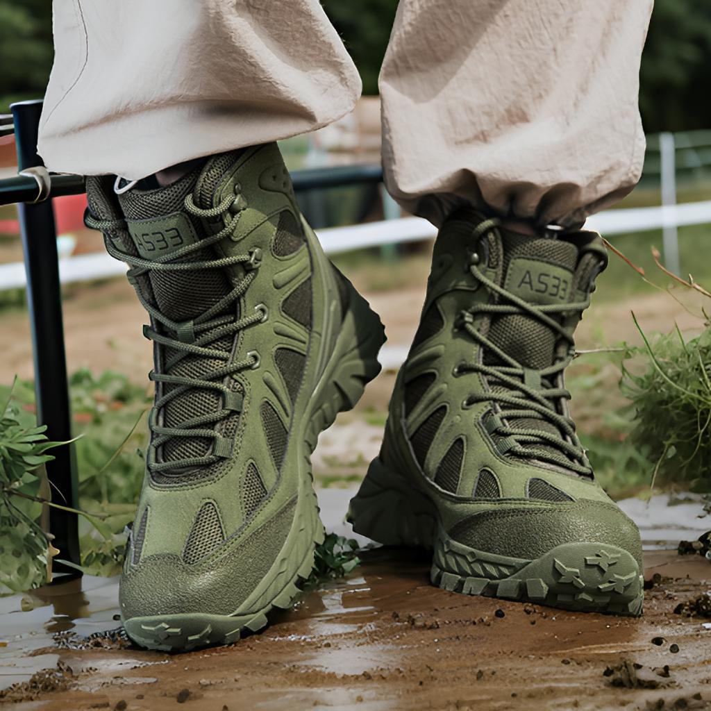 Herren Outdoor-Stiefel Wasserdicht Rutschfest Robust