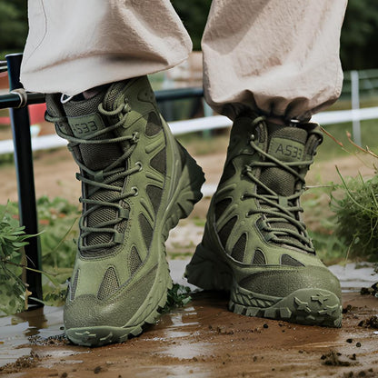 Herren Outdoor-Stiefel Wasserdicht Rutschfest Robust