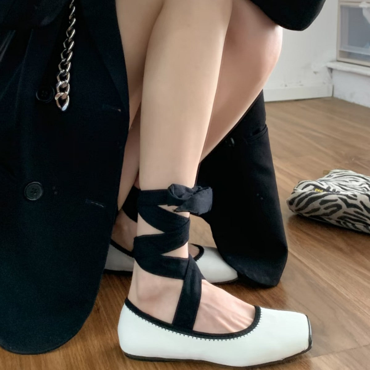 Damen Ballerinas Bequem Elegant Kreuzriemen Komfort Schuhe - BerlinGlamour