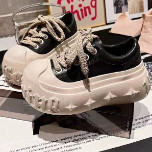Damen Plateau Sneaker Hoch Trendig Robust - BerlinGlamour