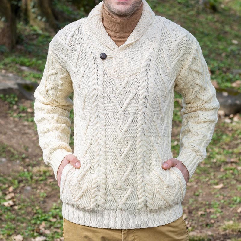 Herren Pullover Klassisch Strukturiert Modern - BerlinGlamour