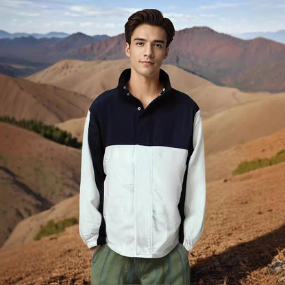 Herren Hybridjacke Leicht Sportlich Mit Taschen