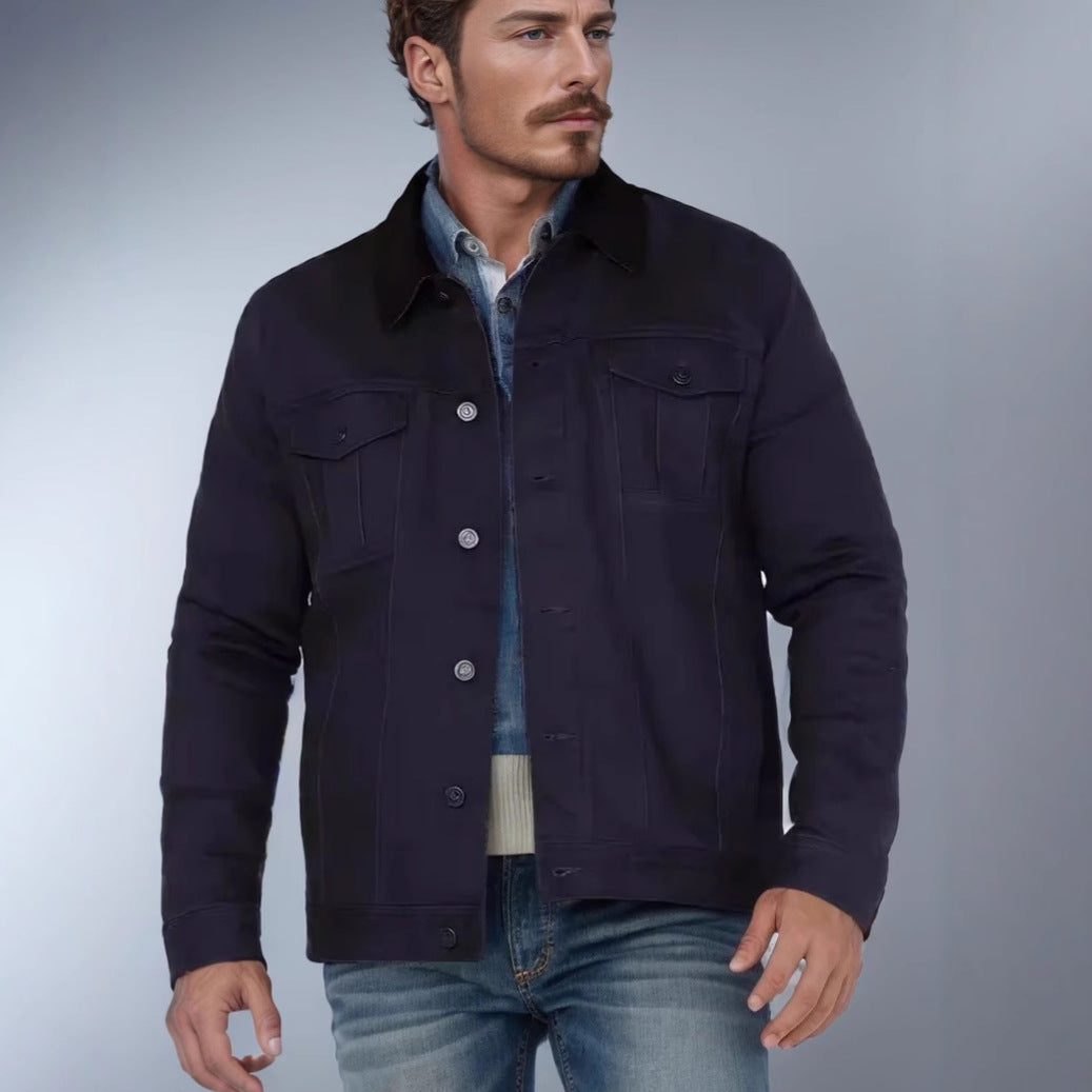 Herren Jacke Utility Stil mit vielen Taschen Modern - BerlinGlamour