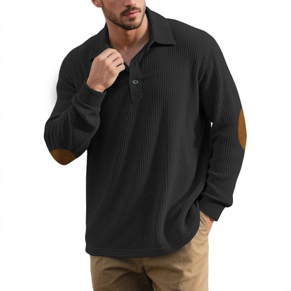 Herren Polohemd Langarm Elegant Berlin Style