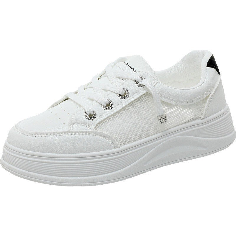 Damen Plateau Sneaker Hoch Atmungsaktiv Komfort - BerlinGlamour
