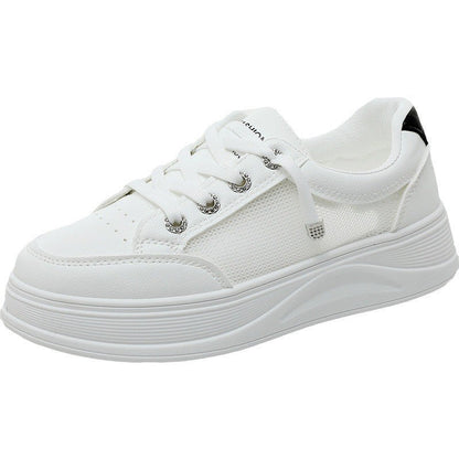 Damen Plateau Sneaker Hoch Atmungsaktiv Komfort - BerlinGlamour